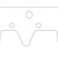 Cometic Chevy Gen-1 Small Block V8 .059in CFM-20 Intake Manifold Gasket Set - Brodix 12 Series Heads