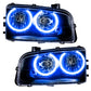 Oracle 05-10 Dodge Charger LED Headlight Halo Kit - Blue
