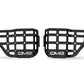 DV8 Offroad 11-18 Jeep Wrangler JK 4 Door Only Rear Door Pocket Molle Panels - Black