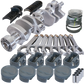 Eagle Chevy 350 1Pc 3.750in Crank 6.000in H-Beam -16cc Inv Dome 4.040in Pistons Balanced Assembly