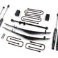 Zone Offroad 00-05 Ford Excursion 4in Suspension Kit