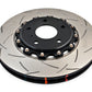 DBA 03-07 350Z / 03-04 G35 w/ Brembo Front Slotted 5000 Series 2 Piece Rotor Assembled w/ Black Hat