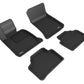 3D MAXpider 2012-2015 BMW X1 E84 Kagu 1st & 2nd Row Floormats - Black