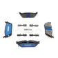 Timbren 19-26 Ram 1500/22-25 Jeep Grand Wagoneer BES Severe Duty Semi-Metallic Brake Pads - Rear