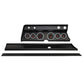 Autometer Sport-Comp Direct Fit Dash Kit 1967 Chevy Chevelle (2 x 3-3/8in. / 4 x 2-1/16in.)