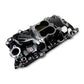 Edelbrock 65-90 BB Chevy Oval Port Heads Performer 2-O Manifold - Black Plasma