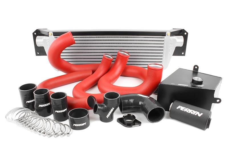 Perrin  15-17 WRX (Will Not Fit 2018) FMIC Boost Tube Box w/ Red Boost Tubes and Black Couplers
