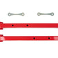 UMI 91-96 GM B-Body Boxed Extended Length Lower Control Arms - Red