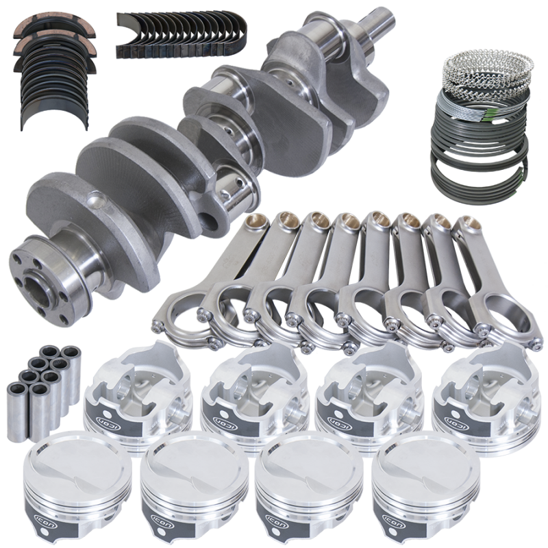 Eagle Ford 351W 4.000in Crank 2.750in Mains 6.200in H-Beam -15.8cc 4.000in Pistons Rotating Assembly