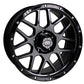 Enkei Matrix 20x9 6x139.7 BP 15mm Offset 108mm Bore Gloss Black Wheel