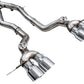 AWE Tuning 23-24 BMW G87 M2 Track Edition Exhaust - Chrome Silver Tips
