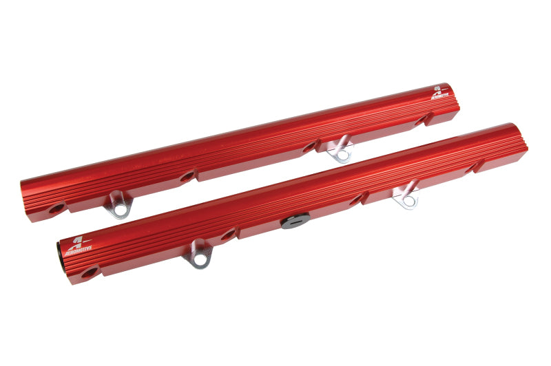 Aeromotive 86-98 Ford 5.0L Fuel Rails - Black