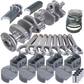 Eagle Chevy 350 3.750in Crank 6.000in H-Beam -5cc Flat Top 4.040in Pistons Rotating Assembly