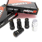 Wheel Mate WM14R 14x1.50 Wheel Locks Chrome 4 PCS