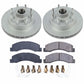 Power Stop 99-02 Ford F-350 Super Duty Front Z17 Coated Brake Kit