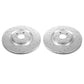 Power Stop 13-14 Ford Mustang Front Drilled & Slotted Rotor - Pair