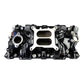 Edelbrock Chevy SB Performer EPS Manifold w/ Oil Fill Tube - Black Plasma