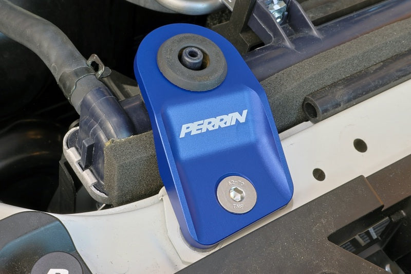 PERRIN 15-21 Subaru WRX / STI Upper Radiator Bracket Set - Blue