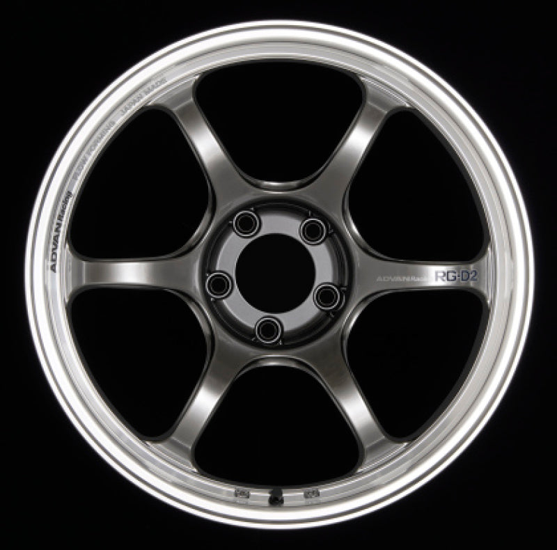 Advan RG-D2 18x9 +00 6-139.7 Machining & Racing Hyper Black Wheel