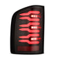 AlphaRex 07-13 Chevrolet Silverado 1500 (Ex. Hybrid Models) LUXX-Series LED Tail Lights Alpha-Black
