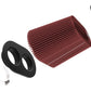 K&N Universal Clamp-On Air Filter 3in Dual Flange 9in x 6in Base 7.5in x 3.688in Top 7.5in Height