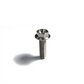 Ticon Industries Titanium Bolt Flanged M8x25x1.25TP 12mm 6pt Head