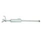 MBRP 05-11 Toyota Tacoma 4.0L EC/CC-SB Cat Back Turn Down Single Side Alum Exhaust