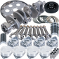 Eagle Chevy 454 1Pc 4.250in Crank 6.385in I-Beam Rods 17cc Dome 4.310in Pistons Balanced Assembly