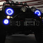 Oracle 07-17 Jeep Wrangler Surface Mount LED Headlight Halo Kit - Blue