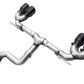 AWE MK8 Volkswagen Golf R 3in Track Edition Quad Exhaust - Diamond Black Tips
