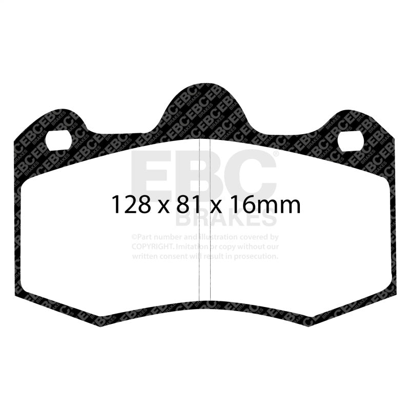 EBC 10+ Lotus Evora 3.5 Redstuff Front Brake Pads