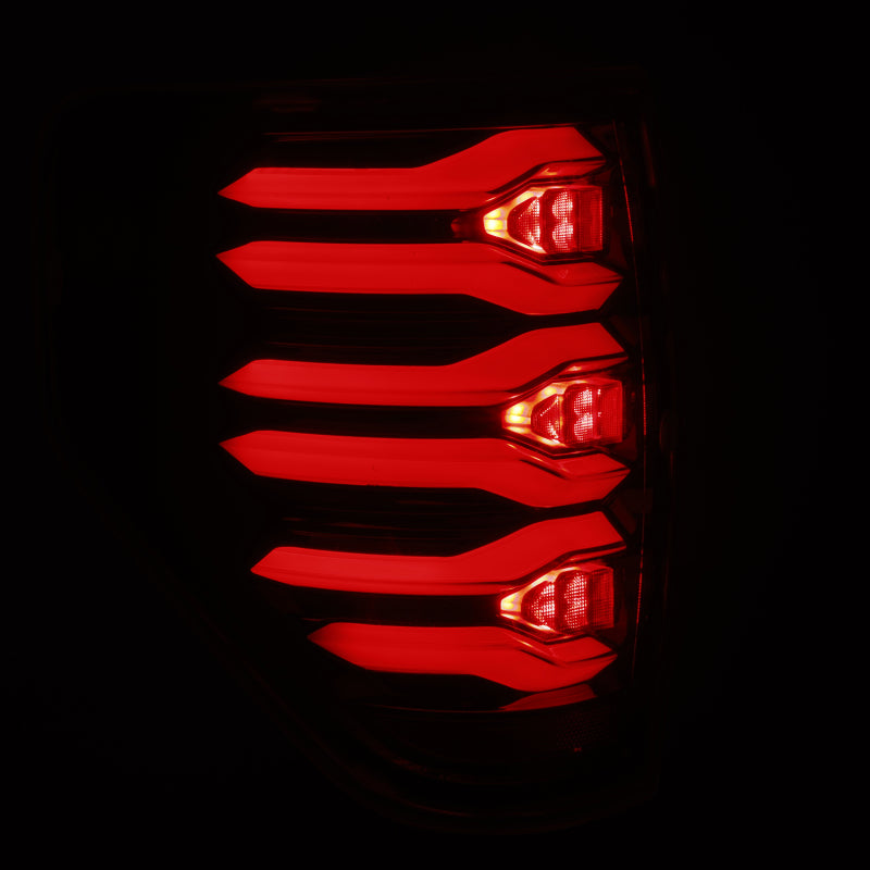 AlphaRex 09-14 Ford F150 LUXX LED Tailights - AlphaBlack Housing