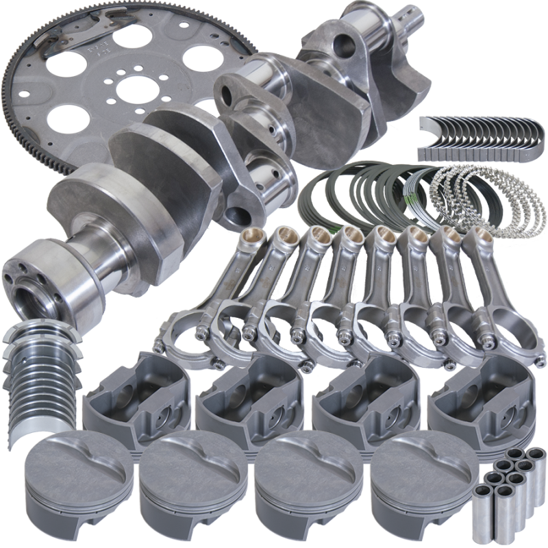 Eagle Chevy LT1350 1Pc 3.750in Crank 6.000in I-Beam 4.030in Pistons 168 Tooth FP Balanced Assembly