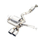 MXP 23+ Toyota Corolla GR Comp RS Catback Exhaust System - Chrome Tips