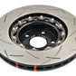 DBA 02-10 WRX / 13+ FR-S / 13+ BRZ Premium  Front Slotted 5000 Series 2 Piece Rotor w/ Black Hat