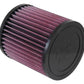 K&N Filter Universal Rubber Filter - Round Straight  3in ID x  5 5/8in OD x 6in Height