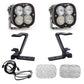 Baja Designs 2023+ Ford F250/F350 Super Duty XL80 Drive/Combo A-Pillar Kit - White