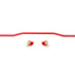 BMR 15-22 S550 Mustang Sway Bar Kit Rear Hollow 22mm Non-Adjustable Red