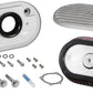 K&N Street Metal Intake System Side Draft Dyna/Softail Silver Intake System-Harley Davidson
