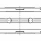 ACL Ford 2.0L/2.3L DOHC Duratec Race Series Main Bearing Set (Size .025)