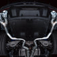 AWE 2024 Ford Mustang Dark Horse S650 RWD Track Edition Catback Exhaust w/ Quad Chrome Silver Tips