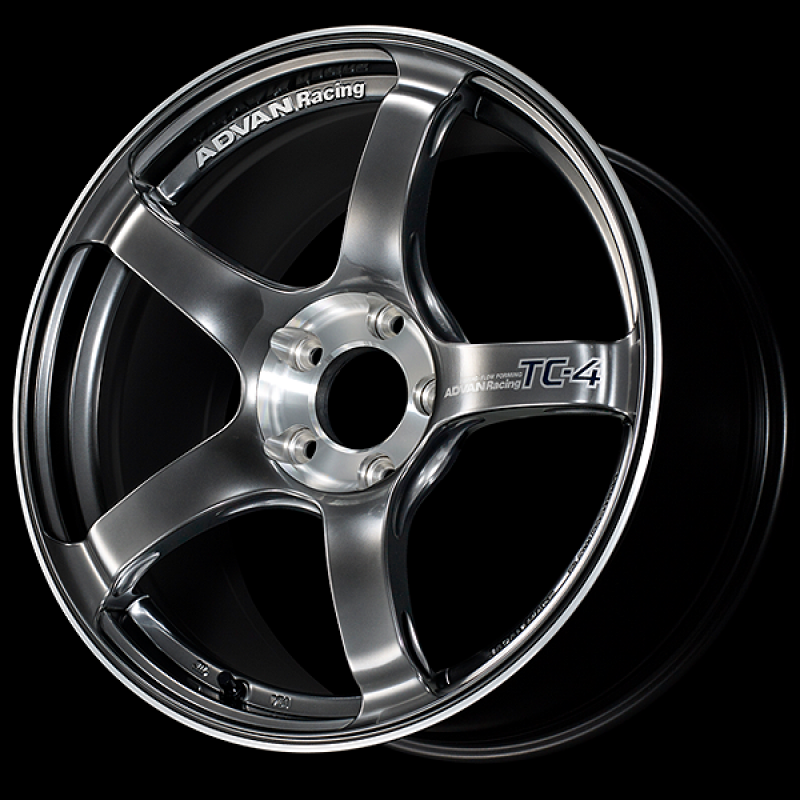 Advan TC-4 SE 17x7.5 / +35 Offset / 4-100 / 63mm Bore / Racing Hyper Black & Diamond Cut