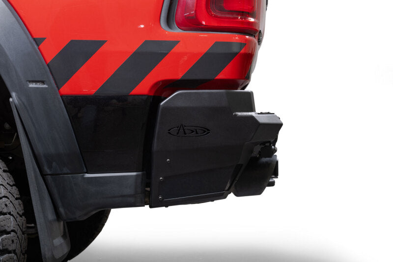ADD 2025 Ram RHO Phantom Rear Bumper - Hammer Black Powder Coat