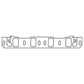 Cometic Ford Windsor .060in Fiber Intake Manifold Gasket Set - 2.100in x 1.280in Port
