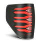 AlphaRex 09-14 Ford F150 LUXX LED Tailights - Black/Red Housing