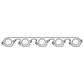 Cometic Chrysler VX I/ZB II Viper .040 inch MLS Exhaust Manifold Gasket