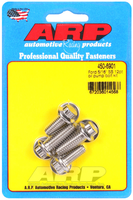 ARP Ford SS 5/16in 12pt oil pump bolt kit