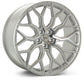 Vossen HF-2 22X10.5 / 5X120 / ET38 / Deep / 72.56 - Silver Polished Wheel