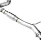 AWE MK8 Volkswagen Golf R 3in Track Edition Quad Exhaust - Diamond Black Tips