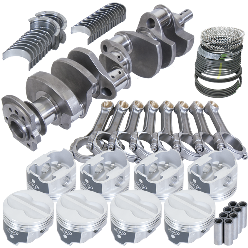 Eagle Chevy 350 3.750in Int Balance Crank 5.700in I-Beam Rod -10cc 4.000in Pistons Rotating Assembly